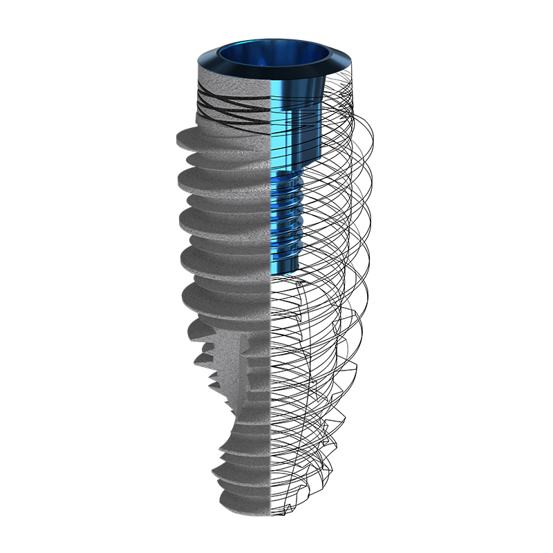 Изображение Имплантат трапециевидный с конической платформой / Trapеze Implant with conical platform I10C-5,8 2 из 4