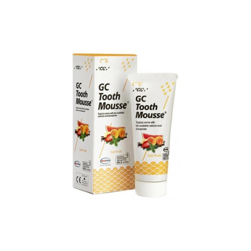 Мусс для реминерализации Tooth Mousse GC мультифрукт, 40гр 