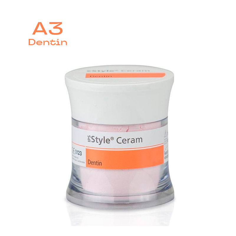 Изображение IPS Style Ceram Dentin/Стайл Церам Дентин, оттенок A3, керамическая масса, 100 гр 1 из 1