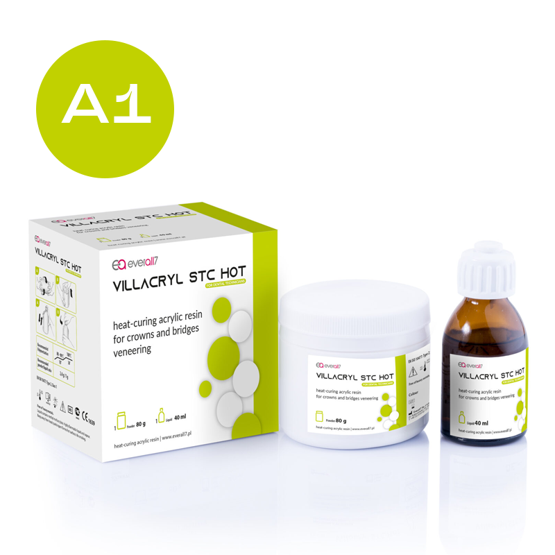 Изображение Villacryl Stc hot цвет A1, материал полимерный, 80гр + 40мл