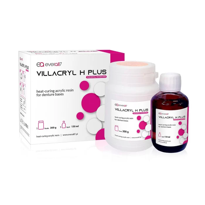 Изображение Villacryl H Plus V4 материал горячей полимеризации для изготовления зубных протезов, порошок+жидкость, 300гр+150мл