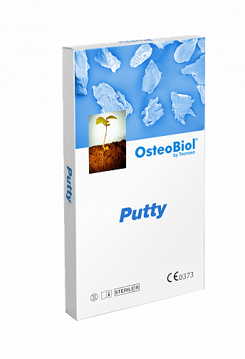 ОстеоБиол/OsteoBiol Putty в шприце с коллагеном, 1,0 см3, гранулы<0.3 мм (свиной)