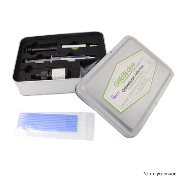 GREEN GLUE  Orthodontic Adhesive mini-kit / Адгезив светоотверждаемый, набор мини Арт. Е31-02