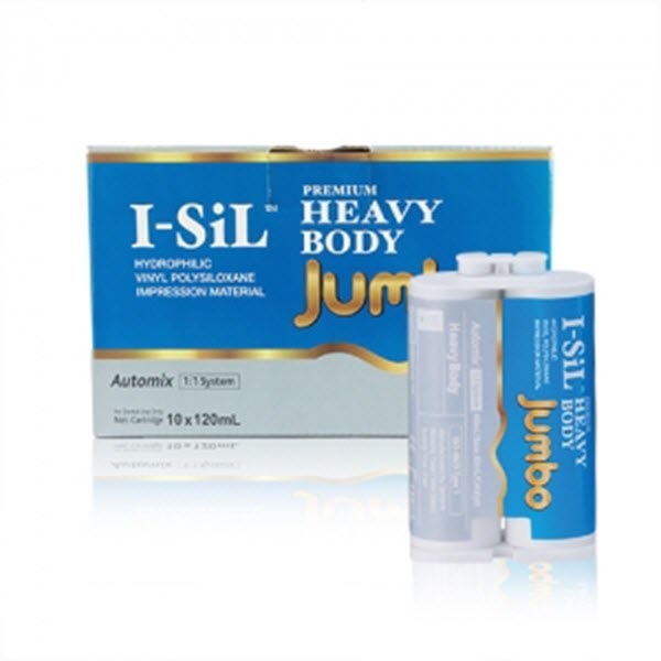 I-Sil Jumbo Heavy Body материал оттискной, картридж, 120мл,  Spident