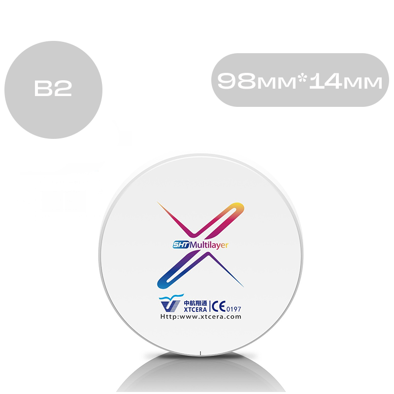 Изображение ИКСТЦЕРА / XTCERA диск циркониевый XW 98мм х 14мм SHT ML B2