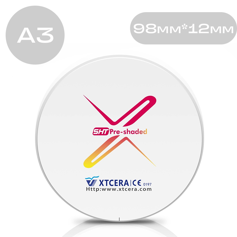 Изображение ИКСТЦЕРА / XTCERA диск циркониевый XW 98мм х 12мм SHT A3 1 из 1