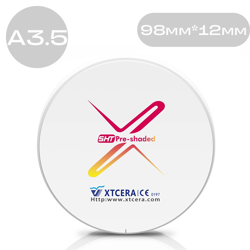 Изображение ИКСТЦЕРА / XTCERA диск циркониевый XW 98мм х 12мм SHT A3,5