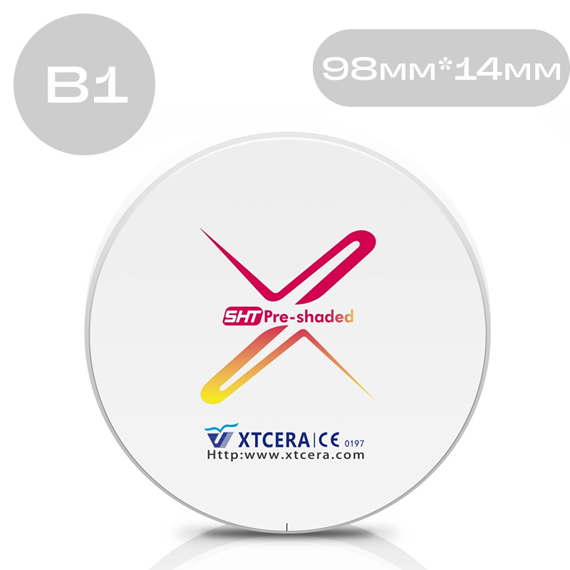Изображение ИКСТЦЕРА / XTCERA диск циркониевый XW 98мм х 14мм SHT B1 1 из 1