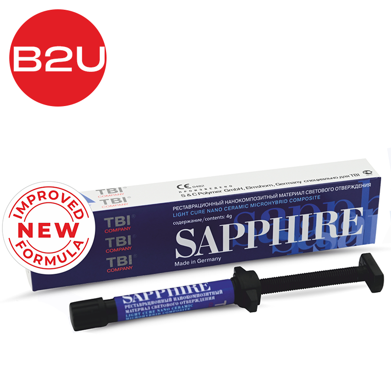 Изображение Сапфир / Sapphire N нанокомпозит с/о В2U шприц 4 гр