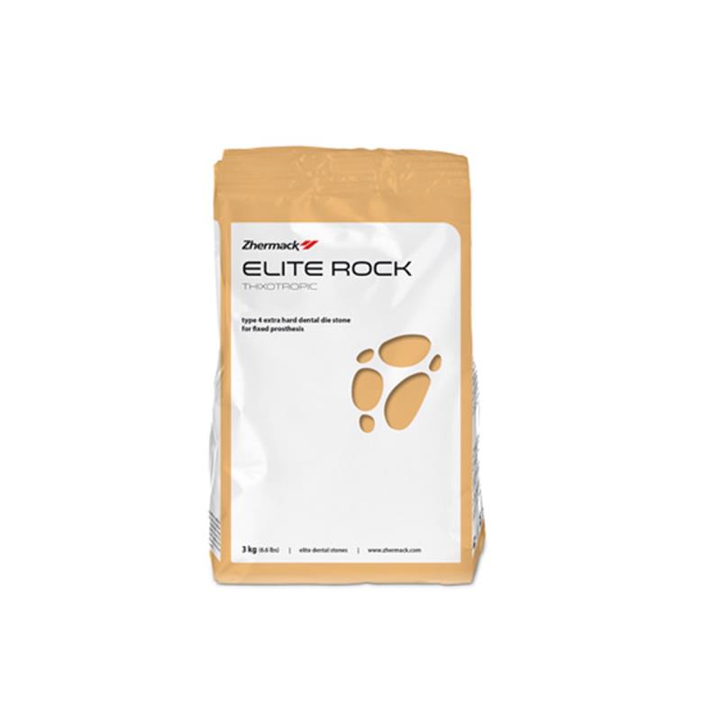 Изображение Гипс Элит рок цвет серебристый серый / Elite Rock silver Grey 3кг 4класс C410010 1 из 1