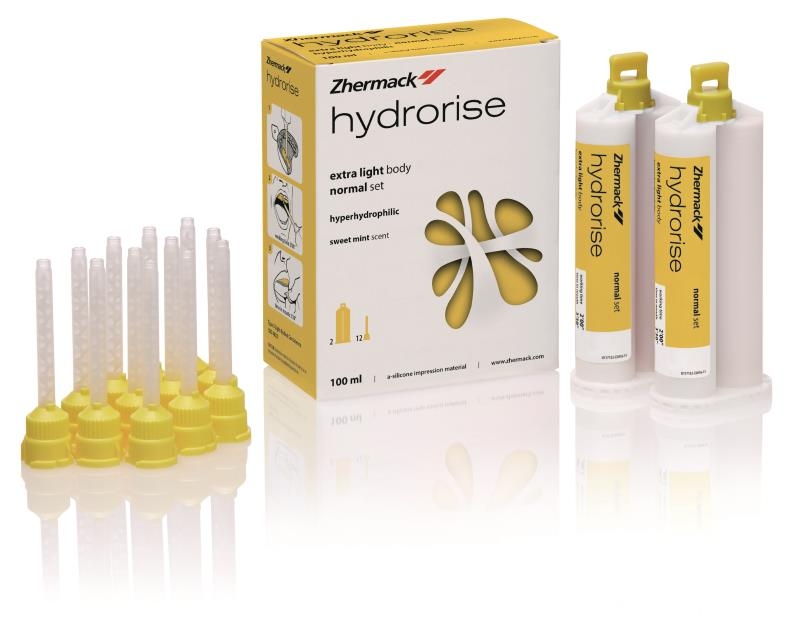 Hydrorise Extra Light Body Normal Set А-силикон очень низкой вязкости, картридж, 2х50 + 12смесителей 