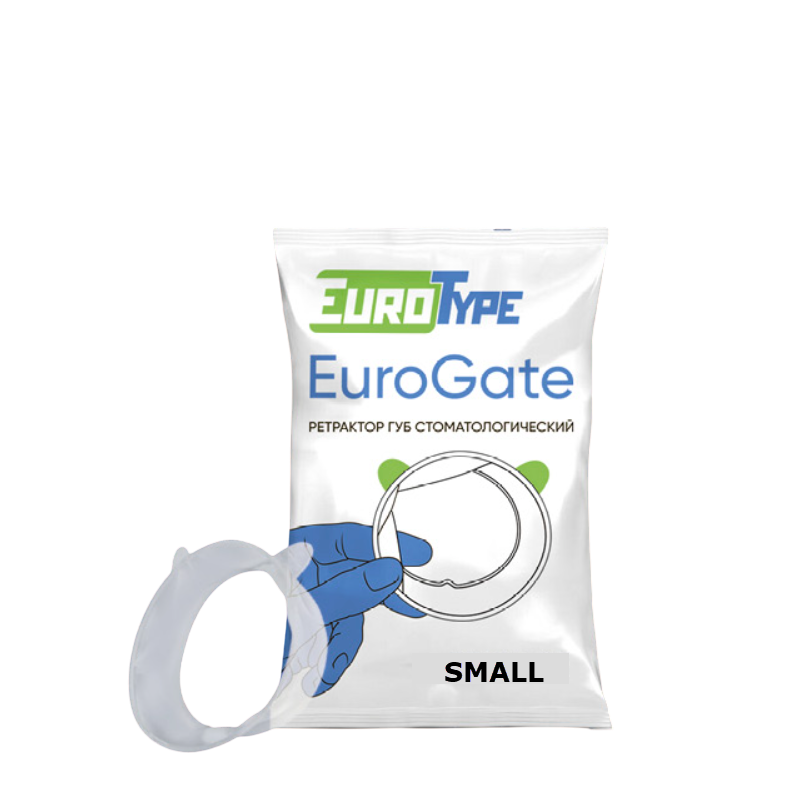 Изображение Ретрактор для губ EuroGate, размер Small, белый, безлатексный, 1шт. 1 из 1