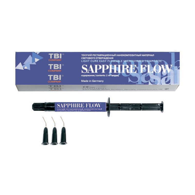 Sapphire Flow цвет А3, текучий нанокомпозит светоотверждаемый, шприц, 2 мл